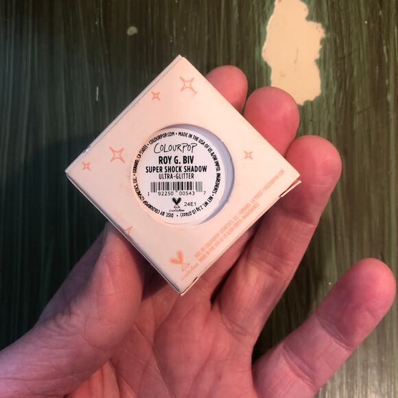 ColourPop NWT Super Shock Shadow Ultra-Glitter Eyeshadow Roy G. Biv - Picture 2 of 3